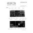 KENWOOD KR-594 Service Manual KENWOOD KR-594 Service Manual