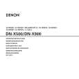 DENON DN-X500 Owners Manual DENON DN-X500 Owners Manual