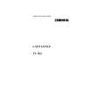 ZANUSSI TL562-2 Owners Manual ZANUSSI TL562-2 Owners Manual