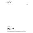 MOFFAT MGH701X Owners Manual MOFFAT MGH701X Owners Manual