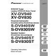 PIONEER XV-DV830 Owners Manual PIONEER XV-DV830 Owners Manual