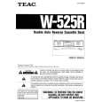 TEAC W525R Owners Manual TEAC W525R Owners Manual