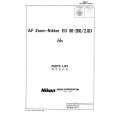 NIKON AF ZOOM-NIKKOR ED 80-200 2.8D Parts Catalog NIKON AF ZOOM-NIKKOR ED 80-200 2.8D Parts Catalog