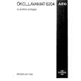 AEG LAV6204W Owners Manual AEG LAV6204W Owners Manual