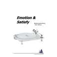 CLEARAUDIO EMOTION&SATISFY Owners Manual CLEARAUDIO EMOTION&SATISFY Owners Manual