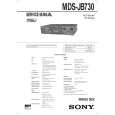 SONY MDSJB730 Service Manual SONY MDSJB730 Service Manual