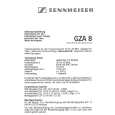 SENNHEISER GZA 8 Owners Manual SENNHEISER GZA 8 Owners Manual