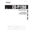 TEAC CD-1260 Owners Manual TEAC CD-1260 Owners Manual