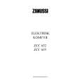 ZANUSSI ZCC632 Owners Manual ZANUSSI ZCC632 Owners Manual