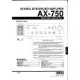 YAMAHA AX-750 Service Manual YAMAHA AX-750 Service Manual