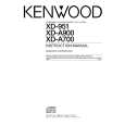 KENWOOD XDA700 Owners Manual KENWOOD XDA700 Owners Manual