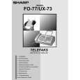SHARP UX73 Owners Manual SHARP UX73 Owners Manual