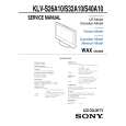 SONY KLVS40A10 Service Manual SONY KLVS40A10 Service Manual