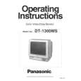 PANASONIC DT1300MS Owners Manual PANASONIC DT1300MS Owners Manual