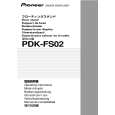 PIONEER PDK-FS02 Owners Manual PIONEER PDK-FS02 Owners Manual