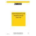 ZANUSSI DWS697S Owners Manual ZANUSSI DWS697S Owners Manual