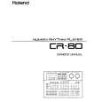 ROLAND CR-80 Owners Manual ROLAND CR-80 Owners Manual