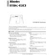 RHODES MK-60 Owners Manual RHODES MK-60 Owners Manual
