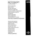 AEG ROTOSOFT Owners Manual AEG ROTOSOFT Owners Manual