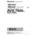PIONEER AVX-7600/EW Service Manual PIONEER AVX-7600/EW Service Manual