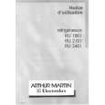 ARTHUR MARTIN ELECTROLUX RU1801W Owners Manual ARTHUR MARTIN ELECTROLUX RU1801W Owners Manual