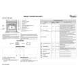 WHIRLPOOL AKZ 322/IX Quick Start WHIRLPOOL AKZ 322/IX Quick Start