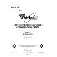 WHIRLPOOL RF3020XVF0 Parts Catalog WHIRLPOOL RF3020XVF0 Parts Catalog