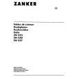 ZANKER ZN320WH Owners Manual ZANKER ZN320WH Owners Manual
