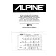 ALPINE 3672 Owners Manual ALPINE 3672 Owners Manual