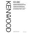 KENWOOD KD990 Owners Manual KENWOOD KD990 Owners Manual