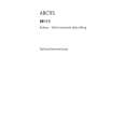 AEG ARCTISG88850E Owners Manual AEG ARCTISG88850E Owners Manual