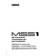 YAMAHA MSS1 Owners Manual YAMAHA MSS1 Owners Manual
