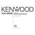 KENWOOD KDC-3026R Owners Manual KENWOOD KDC-3026R Owners Manual