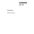 ZANKER ZKR1606 Owners Manual ZANKER ZKR1606 Owners Manual