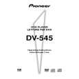 PIONEER DV-545 Owners Manual PIONEER DV-545 Owners Manual