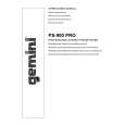 GEMINI PS-900PRO Owners Manual GEMINI PS-900PRO Owners Manual