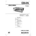 SONY CDX616 Service Manual SONY CDX616 Service Manual