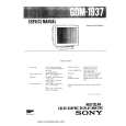 SONY GDM1937 Service Manual SONY GDM1937 Service Manual
