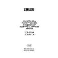 ZANUSSI ZCG550NM Owners Manual ZANUSSI ZCG550NM Owners Manual