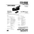 SONY CCDV800E Service Manual SONY CCDV800E Service Manual