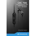 SENNHEISER CXC 700 Owners Manual SENNHEISER CXC 700 Owners Manual