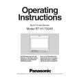 PANASONIC BTH1700AE Owners Manual PANASONIC BTH1700AE Owners Manual