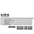 KAWAI DX1700 Owners Manual KAWAI DX1700 Owners Manual