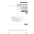 PANASONIC AJHD1800 Owners Manual PANASONIC AJHD1800 Owners Manual