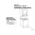 WHIRLPOOL LTE5243DT2 Installation Manual WHIRLPOOL LTE5243DT2 Installation Manual