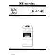 ELECTROLUX EK4140 Owners Manual ELECTROLUX EK4140 Owners Manual