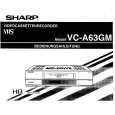 SHARP VC-A63GM Owners Manual SHARP VC-A63GM Owners Manual