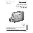 PANASONIC PVDV103 Owners Manual PANASONIC PVDV103 Owners Manual