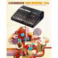 SHURE 706 PRO MASTER Owners Manual SHURE 706 PRO MASTER Owners Manual