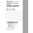 PIONEER VSX-54TX Owners Manual PIONEER VSX-54TX Owners Manual